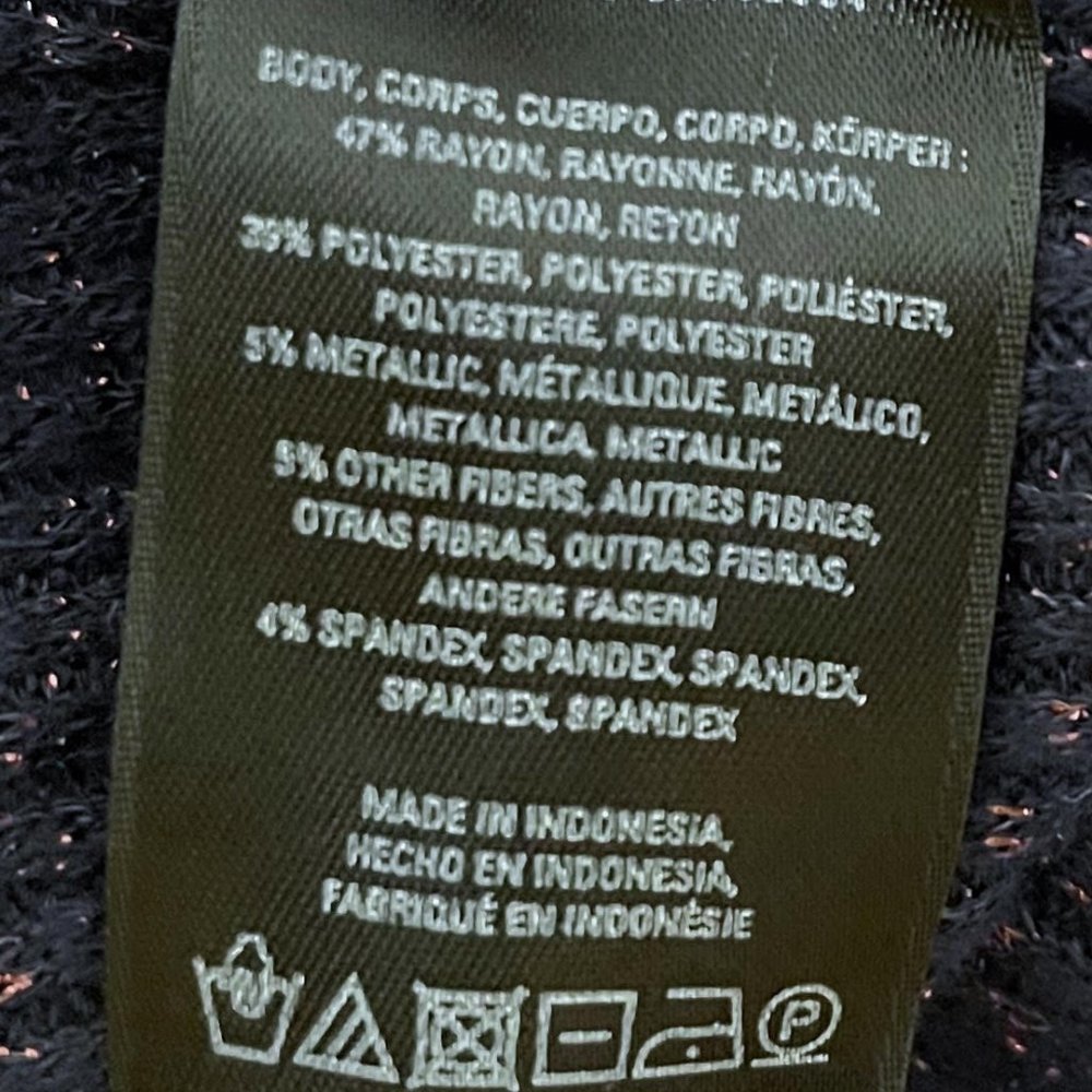 Postmark Anthropologie XS/S Purple Cowl Neck Long Sleeve Ruffle Orley Sweater - Picture 10 of 10